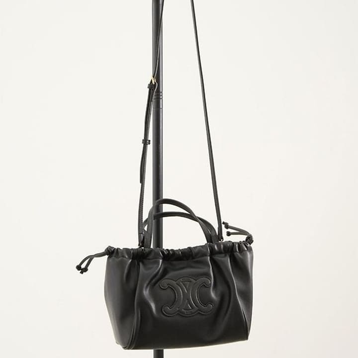 CL 셀린느 퀴르 트리옴프 스몰 드로우 스트링 카바스 백