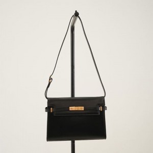 YS 생 로랑 맨하탄 미디움 박스 레더 숄더백