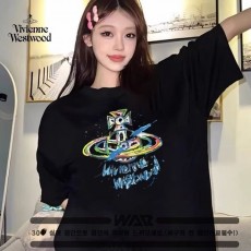 VV 비비안 웨스트우드빈티지 물감 로고 반팔티셔츠