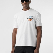 BB 버버리 블루로고 코튼 반팔티
