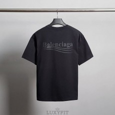 BC 발렌시아가 블랙 코튼 반팔티