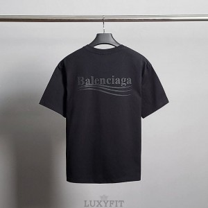 BC 발렌시아가 블랙 코튼 반팔티