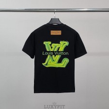 LV 루이비통 네온LV 코튼 반팔티