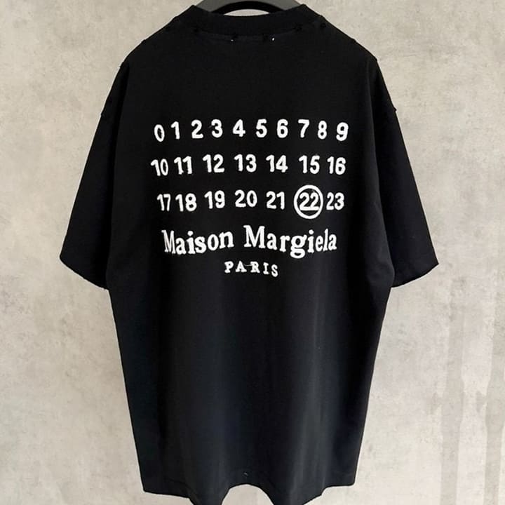 MG 메종 마르지엘라 MM 레터링 자수 빈팔