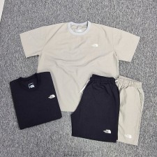 NF 노스페이스 우븐 반팔 + 반바지 세트