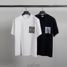 LW 로에베 스퀘어로고 코튼 반팔티