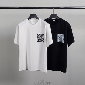 LW 로에베 스퀘어로고 코튼 반팔티