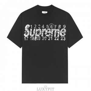 MG SP 메종 마르지엘라 X 슈프림 콜라보 반팔티셔츠