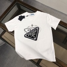 PD 프라다 더블 사피아노 로고 반팔티