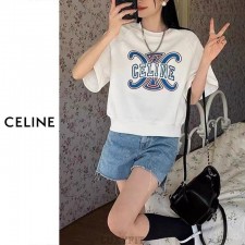 CL 셀린느 멀티컬러 5부 맨투맨