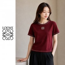LW 로에베 스티치 반팔티셔츠
