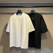 PD 프라다 넥 로고 반팔 티셔츠