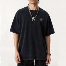 ST 스톤 아일랜드 사각패치 피그먼트 반팔(오버핏)