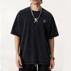 ST 스톤 아일랜드 사각패치 피그먼트 반팔(오버핏)