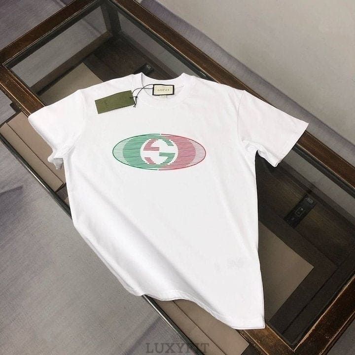 GC 구찌 타원형로고 반팔티