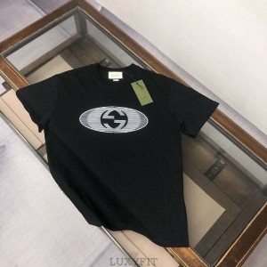 GC 구찌 타원형로고 반팔티