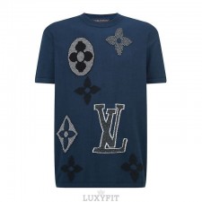 LV 루이비통 M 650961 모노그램 엠브로이더드 니트 반팔