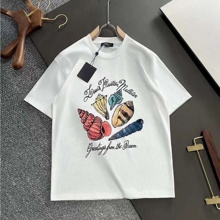 LV 루이비통 조가비로고 라운드 티셔츠