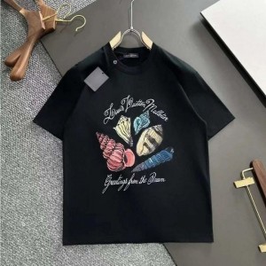LV 루이비통 조가비로고 라운드 티셔츠