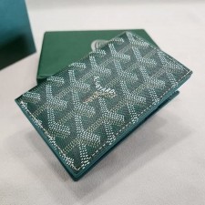 GY 고야드 생피에르 카드 홀더 & 반지갑 그린