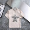 DO 디올 자수별로고 린넨 라운드티