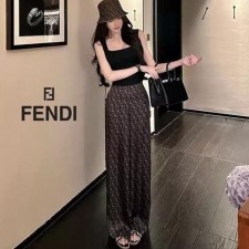 FD 펜디 FF 포인트 티셔츠 + 바지 세트
