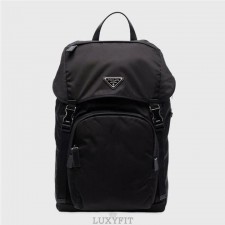 PD 프라다 리나일론 사피아노 블랙 백팩
