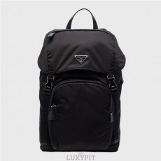 PD 프라다 리나일론 사피아노 블랙 백팩