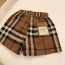 BB 버버리 브라운체크 반바지