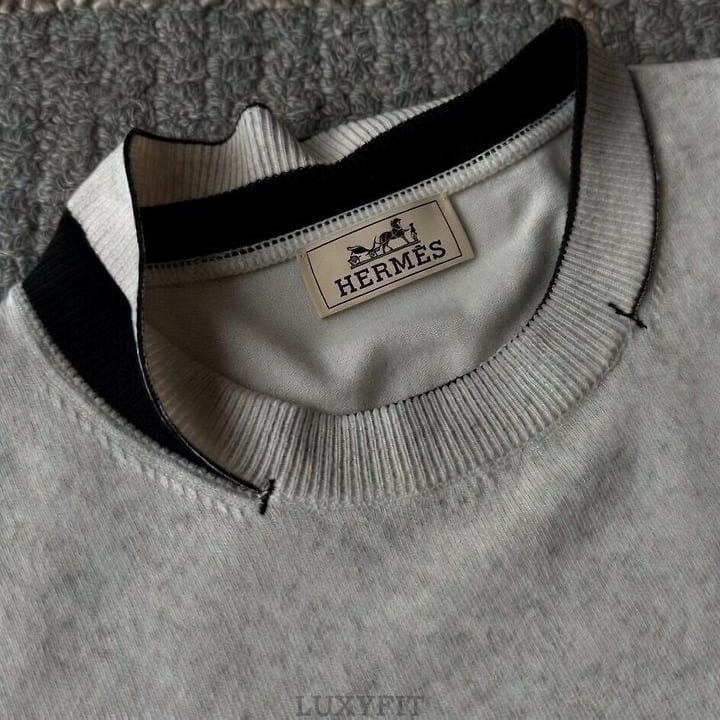 HM 에르메스 26SS H 자수로고 린넨니트