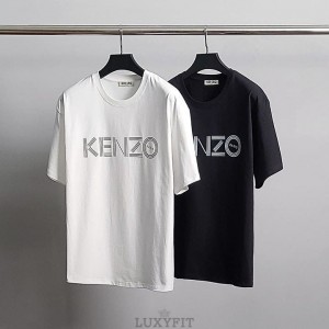 KZ 겐조 라인 레터링 코튼 반팔티