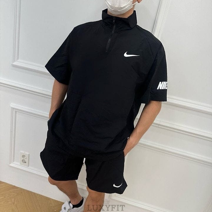 NK 나이키 록키 아노락 반바지 세트
