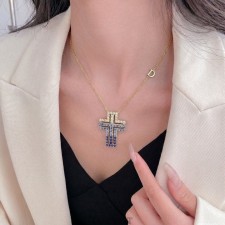 DM 다미아니 벨에포크 블루 아이스버그 다이아몬드 목걸이