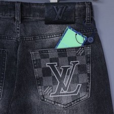 LV 루이비통 모노그램 워싱 데님 팬츠