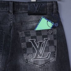 LV 루이비통 모노그램 워싱 데님 팬츠