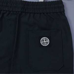 ST 스톤 아일랜드 콤파스 와펜 밴딩 카고 팬츠