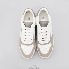 CU 브루넬로 쿠치넬리 레더 스웨이드 스니커즈