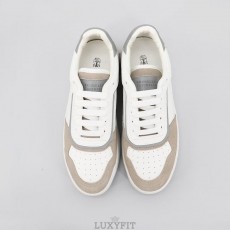 CU 브루넬로 쿠치넬리 레더 스웨이드 스니커즈