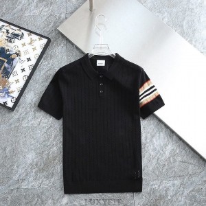 BB 버버리 암포인트 펀칭 쿨링 니트 카라티셔츠
