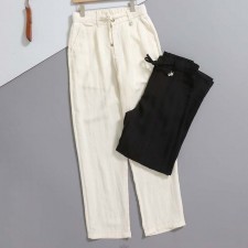 LL 로로피아나 린넨 블렌드 와이드 팬츠