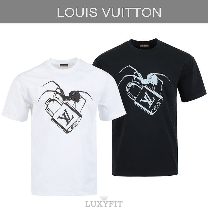 LV 루이비통 26SS. 스파이더락 프린트 실켓 티셔츠