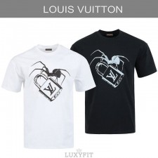 LV 루이비통 26SS. 스파이더락 프린트 실켓 티셔츠