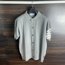 TB 톰브라운 사선완장 카라 반팔 가디건
