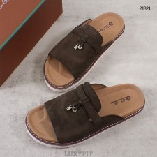 LL 로로피아나 참 스웨이드 샌들