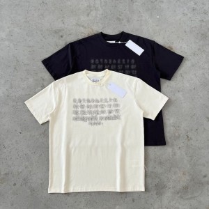 MG 메종 마르지엘라 26 엠브로이더드 자수 티셔츠 - 수입