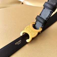 CL 셀린느 금장 블랙 벨트