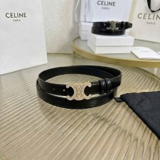 CL 셀린느 금장 비쥬 블랙 벨트