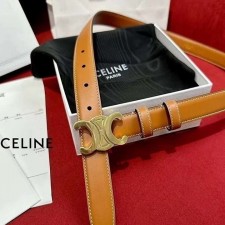 CL 셀린느 베이지 금장 벨트