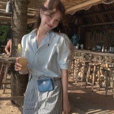 PL 폴로 랄프로렌 오버핏 코튼 트윌 셔츠