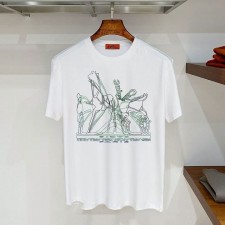 HM 에르메스 뒤크 글리치 멀티라인 반팔